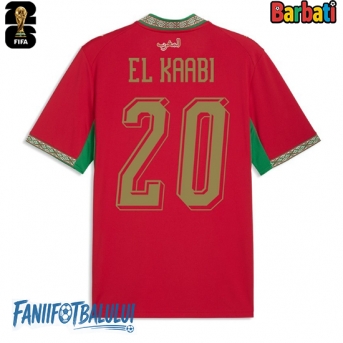 Maroc Ayoub El Kaabi #20 Tricou Fotbal Replică Mondial 2026 Barbati Acasa